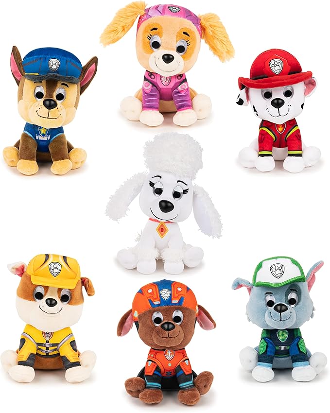 GUND PAW Patrol: The Movie Marshall Plush Toy, Premium Stuffed Animal for Ages 1 and Up, 6”