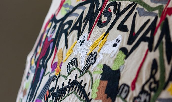 Catstudio Transylvania Embroidered Decorative Throw Pillow