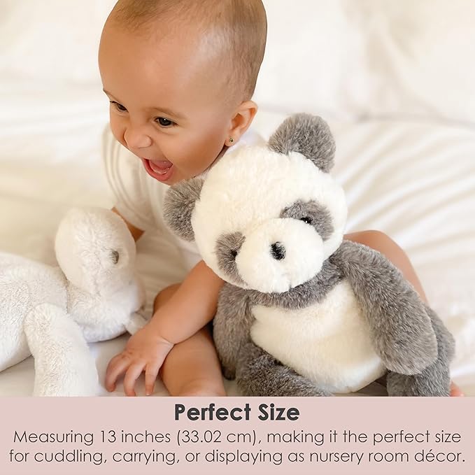 MON AMI Moony The Panda Floppy Stuffed Animal – 13’, Soft & Cuddly, Use as Toy or Nursery Room Décor, Wild Animals, Great for Kids of All Ages