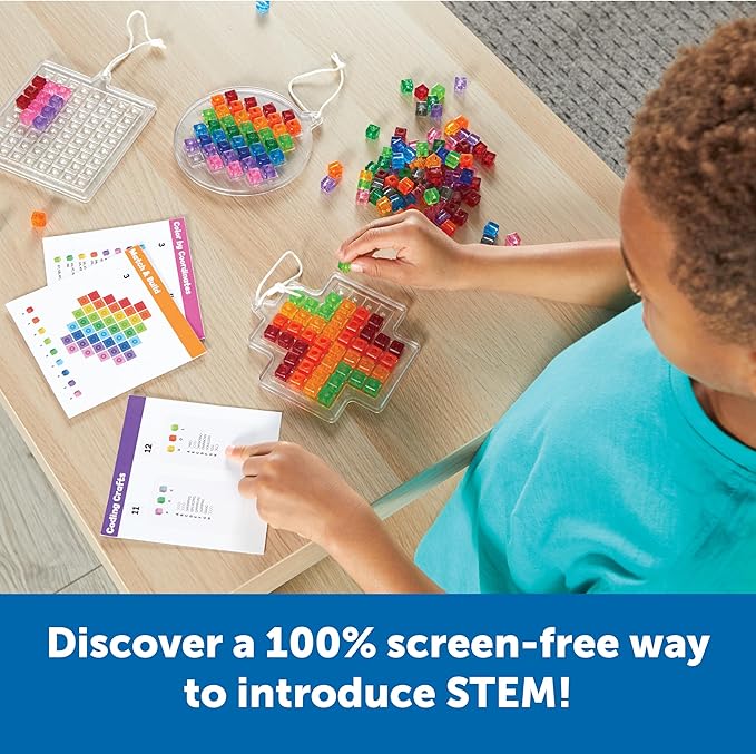 Learning Resources STEM Explorers Suncatchers, 433 Pieces, Ages 5+, STEM Toys, Science for Kids, Building Toys, STEM Projects