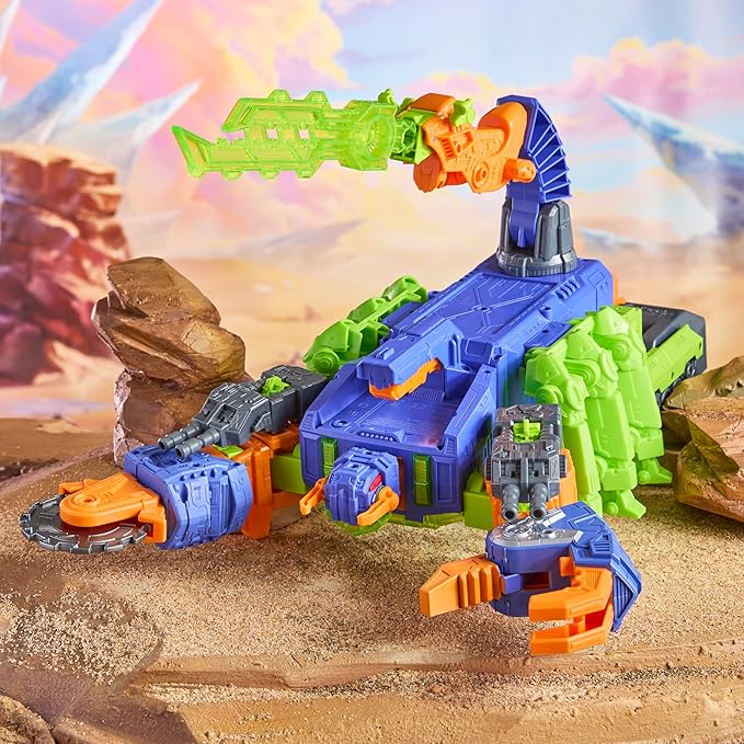 Transformers CYBERWORLD Scorponok Strike Battle Set, Converting Action Figure Playset with Lights and Sounds, Robot Toys for Boys and Girls 6 and Up