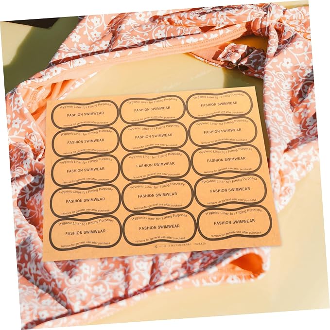 100Pcs Adhesive Protective Stickers for Swimwear and Panty Liners Strong Adhesive Decals for Underpants Smooth Surface Easy Application Material