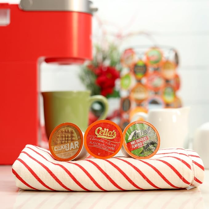 Two Rivers Coffee Sleigh All Day Holiday Coffee Pods Compatible with Keurig K Cup Brewers, Assorted Coffee Sampler, 40 Count (Pack of 1)