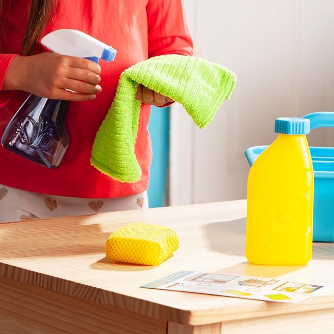 Melissa & Doug Spray, Squirt & Squeegee Play Set - Pretend Play Cleaning Set
