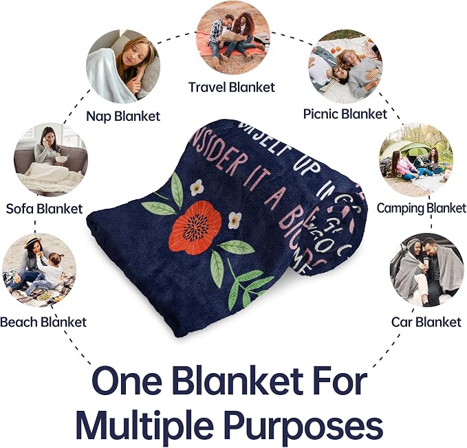 Best Friend Birthday Gifts for Women, Bestie Blanket Blue, 80" x 60" | Friendship Gifts for Women, Best Friend Blanket Gift, to My Bestie Flannel Throw Blanket for Christmas