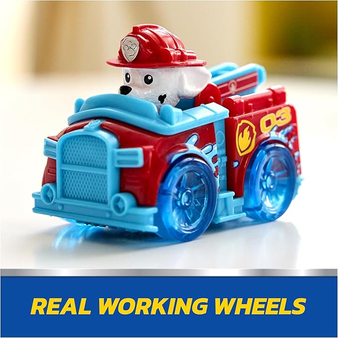PAW Patrol Pup Squad Racers, 6-Pack of PAW Patrol Vehicles with Chase, Marshall, Skye, Rubble, Rocky, & Zuma, Kids Toys for Boys & Girls Ages 3 and Up