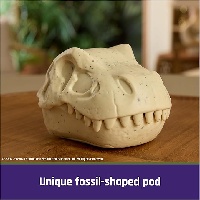 Jurassic World Interactive Dinosaur Toy with 25 Dinosaurs Inside, Reacts to Touch, Pods Connect & Interact, Digital Pet Kids Toys for Ages 5 and up