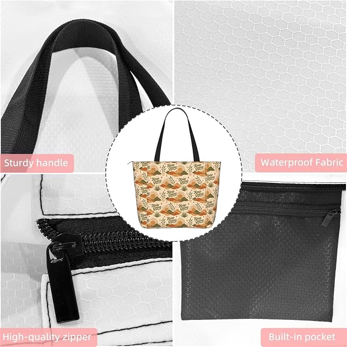 Christian Cross Jesus God Yoga Mat Bag for Women with Mats Bags Carrier Carryall Canvas Tote with Zipper Pocket, Polyester Gym Bag for Yoga Pilates Beach Travel Fitness Workout Gifts for Yoga Lovers