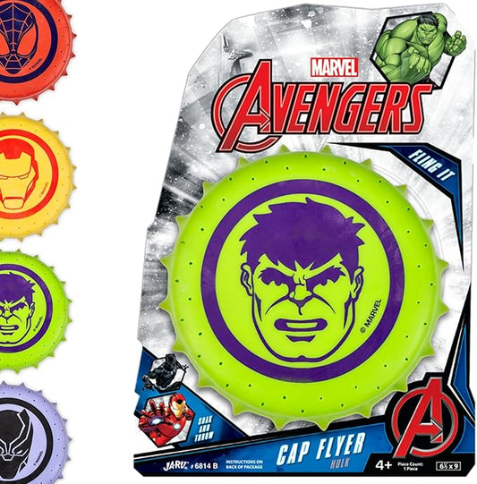 JA-RU Marvel Avengers & Spiderman Water Frisbee Soaker (1 Frisbee Assorted) Rubber Disc Water Toys for Kids & Adult. Outdoor Pool & Beach Ball Games. Cool Summer Toy. Stocking Stuffers. 6814-1