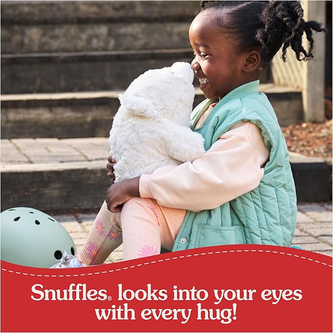 GUND Original Snuffles Teddy Bear, Premium Stuffed Animal for Ages 1 and Up, White, 10”