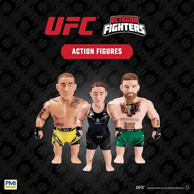 UFC 4.5-Inch Articulated Action Figure – Alexa Grasso with Accessories | Official UFC Collectible by PMI | 1 Pack Window Box | 4 Fighters to Collect