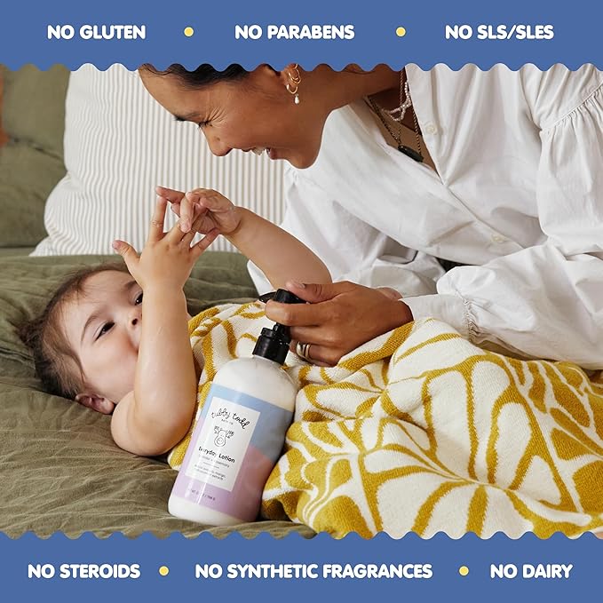 Tubby Todd's Baby Body Wash and Lotion Set - Gentle, Hypoallergenic Skincare for Newborns & Toddlers - 25oz, Lavender Rosemary