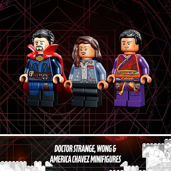 LEGO Marvel Gargantos Showdown 76205 Monster Building Kit with Doctor Strange, Wong and America Chavez for Ages 8+ (264 Pieces)