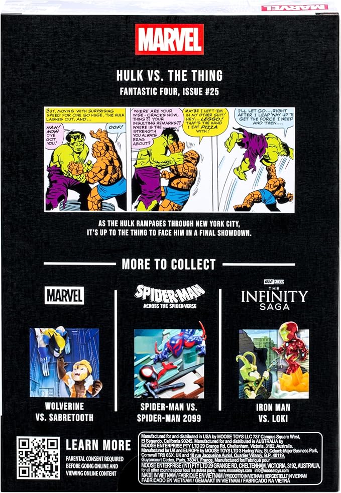 FANDROP MV05 - Hulk VS. The Thing, FANDROP Combines A Displayable Diorama, Artifacts & Scene Marker that Creates an Elite Display to Enhance Any Marvel Collection, 5 Marvel FANDROPS to Collect