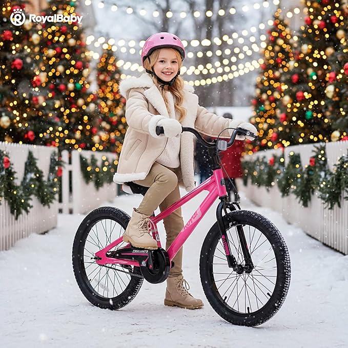 RoyalBaby Kids Bike Freestyle Classic & EZ Balance Pedal Switchable Bicycle, 12 14 16 18 Inch, 3-10 Years Toddler to Big Kids