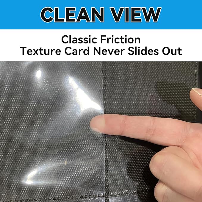 Premium 1000+ Pockets Big Trading Card Binder 1024 Capacity 16-Pocket Ringless Double Sided Zipper Pocket Card Binder Collector Album for MTG,Sports Cards & Standard Size Cards