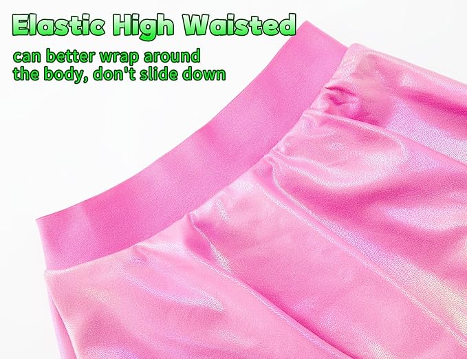 Gnainach Girls Skorts High Waist Athletic Skirts with Shorts Stretchy Activewear for Teens Kids Performance Tennis