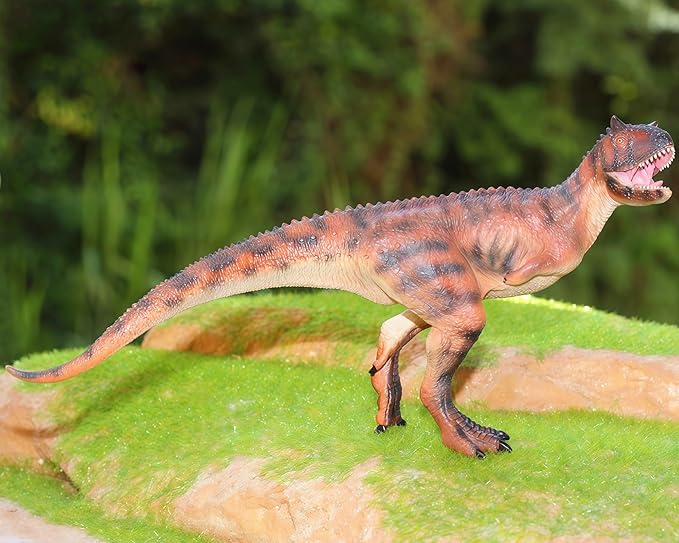 Gemini&Genius Carnotaurus Dinosaur Toy, Carnotaurus Dinosaur Action Figure, Dino Figurine, Birthday Gift, Cake Topper, Collection for Boys and Girls