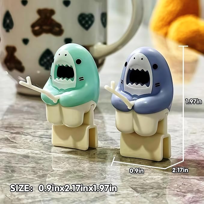 Creative Shark Shape Tea Infuser, Loose Leaf Tea Strainer, Funny Animal Shaped Tea Filters Gift for Tea Drinkers Shark Accessories Tea Lovers Accessory ﻿