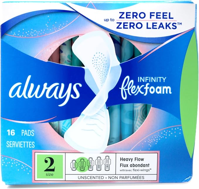 Always Infinity Heavy Flow Flexi-Wings Pads - 1 x 16 Ea