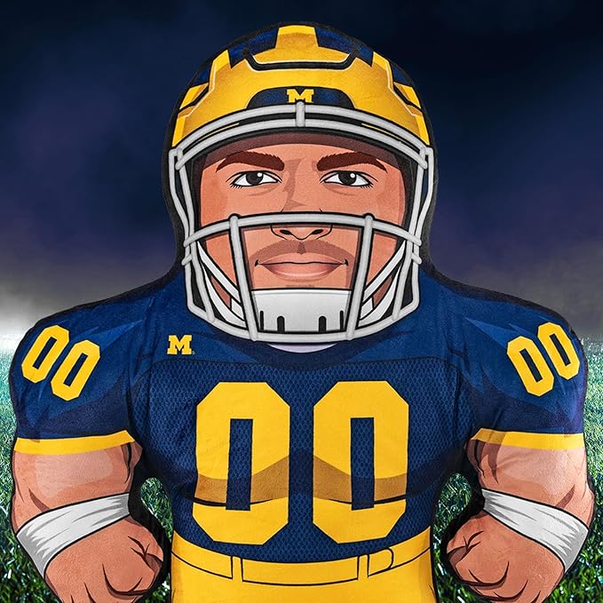 Bleacher Creatures University of Michigan Michigan Football Player 24" Mascot Bleacher Buddy - Plush Toy