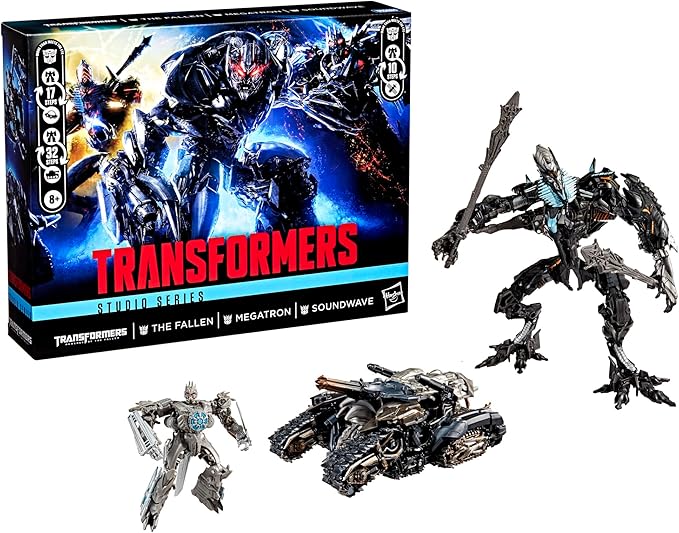 Transformers Studio Series Revenge of The Fallen, Converting Action Figure 3-Pack, Robot Toys, Ages 8+ (Amazon Exclusive)