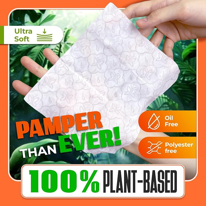 Witch Hazel Wipes (30 Counts) - Soothing Feminine & Hemorrhoids Wipes - Postpartums Support - Personal Cleansing Wet Wipes - Alcohol Free & Plant Based - Flushable & Travel Friendly