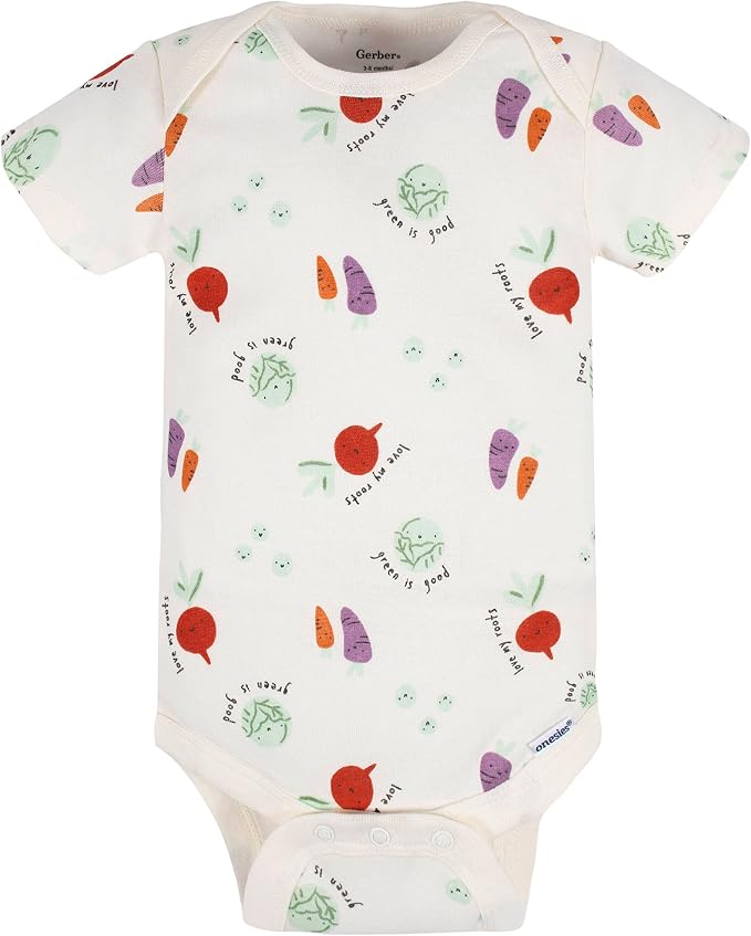 Gerber Unisex-Baby 8-pack Short Sleeve Onesies Bodysuits