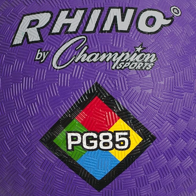 Champion Sports Playground Balls – Single Balls & Sets, Multiple Colors, Durable Nylon-Wound Construction for Kickball & Indoor/Outdoor Play