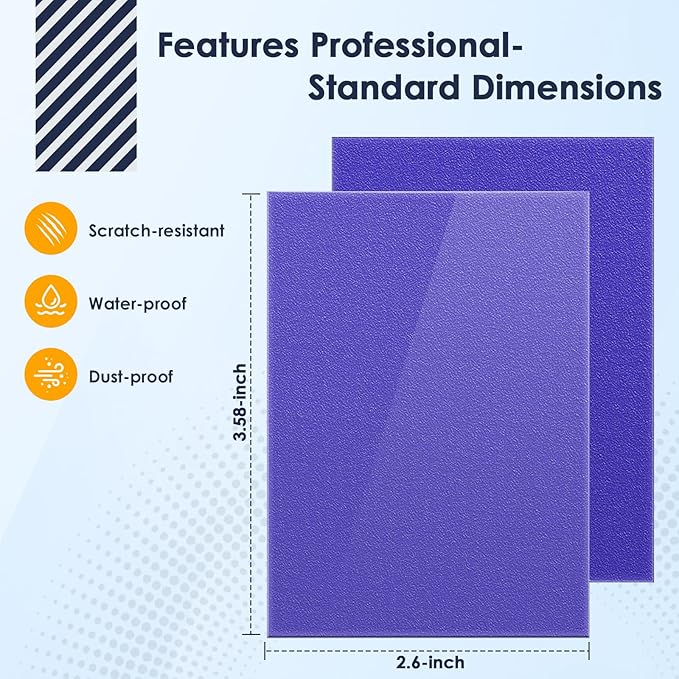 1000Pcs Trading Card Sleeves, 10 Colors Top Loading Sleeves for Standard Cards 2.5" X 3.5", Card Protector for Baseball Card,Sports Cards,Game Card,Business Cards