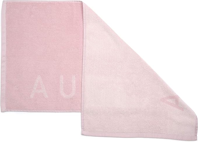 Pink Gym Towel for Women - Organic Cotton Silver Infused Sweat Towel, 500 GSM, 31.5"x15.75" - Soft Absorbent Workout Towel for Gym Yoga Spin and Pilates, Exercise Towel