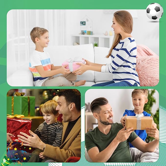 LiYiQ 25 Pcs Soccer Party Favor Cartoon Cute Fun Pens for Kids Kawaii Soccer Shape Gel Black Ink Pen Cute Soccer Pens for School Office Home Student Kids Present