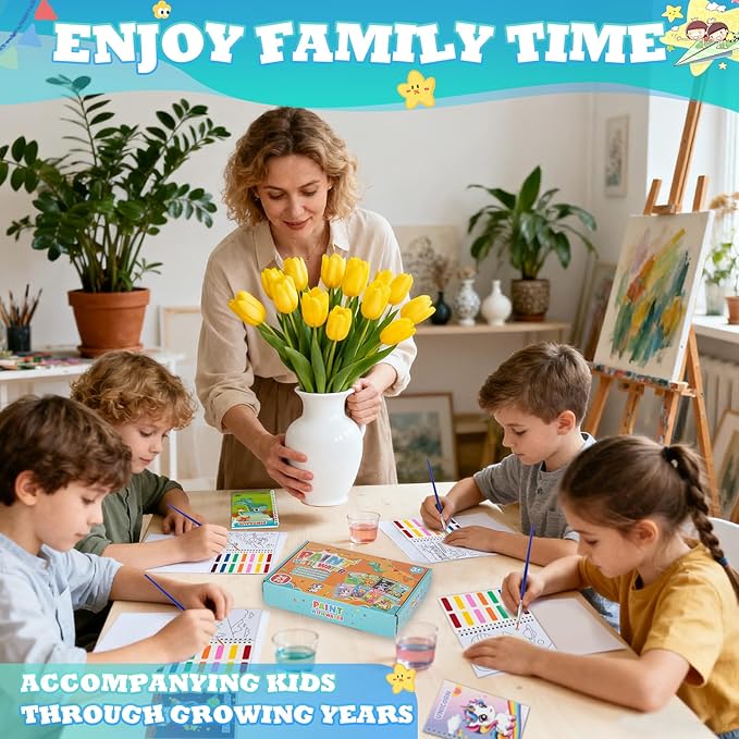Hoarecal Water Coloring Books for Kids Ages 4-8, 24 Mini Coloring Books for Kids Bulk Party Favors, Birthday Goodie Bags Stuffers Return Gifts Small Arts Crafts School Classroom Prizes Travel
