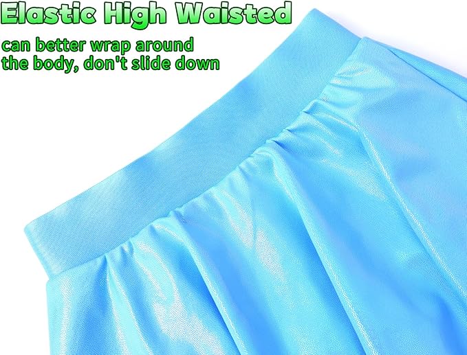 Gnainach Girls Skorts High Waist Athletic Skirts with Shorts Stretchy Activewear for Teens Kids Performance Tennis