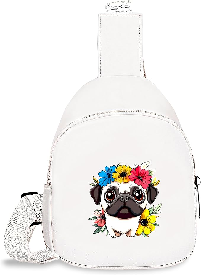 Pug Mini Sling Bag, Crossbody Bag, Toddler Purse For Kids Girl, Birthday Gift For 4 5 6 7 8 9 10 11 12 Year Old Gifts For Daughter, Granddaughter, Sister, Niece!