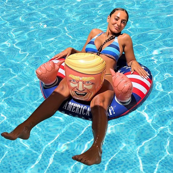 Inflatable Pool Float American Pool Float for Summer Pool Party