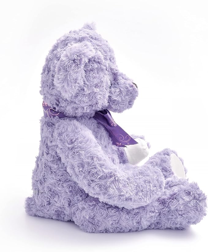 20" Posed Teddy Bear Stuffed Animal Cute Plush Toy for Girl Kids (Purple)