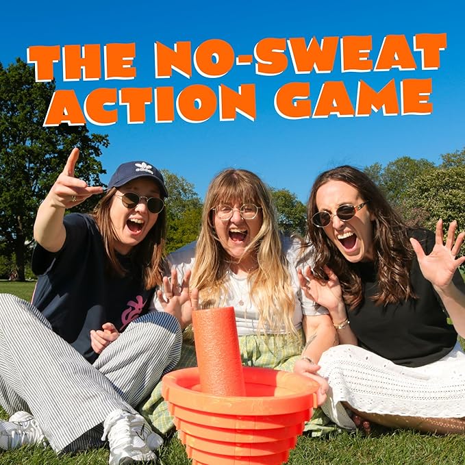 Noodle Flip: The Action Game for Lazy People | New Outdoor Summer Game | Perfect for Adults, Kids and Groups | Age 8+, for 2+ Players
