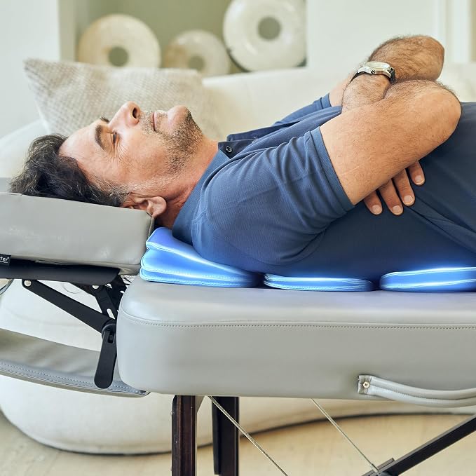 Master Massage 30” FlexWave – Innovative Portable Massage Table for Total Body Stretching with Precision Airbag Technology and 3D Lumbar Traction-Concord