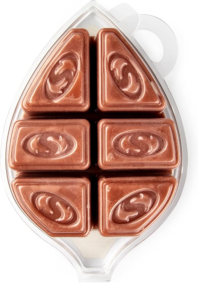 Shortie's Candle Company Cinnamon Bark Natural Soy Wax Melts - 1 Highly Scented 3 Oz. Bar - Made with 100% Soy and Essential Fragrance Oils - Phthalate & Paraffin Free, Vegan, Non-Toxic