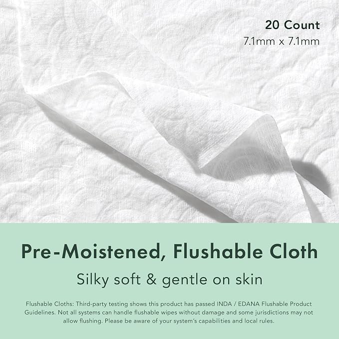 Rael Feminine Care Bundle - Foaming Feminine Cleansing Wash (2 Pack), Feminine Wipes (2 Pack), Organic Cotton Cover Regular Pads with Wings (28 Count)