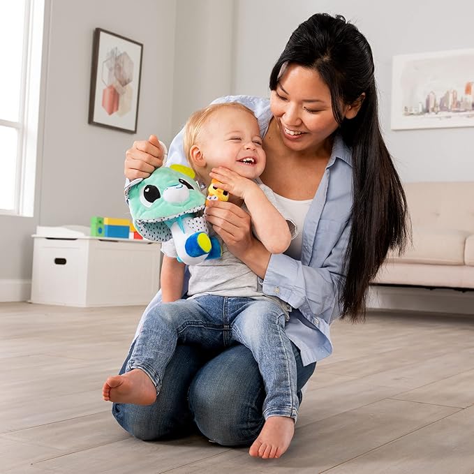 Lamaze 3-in-1 Surprise Bear Clip-On Baby Toy Clip and Go Stroller Toys for Home and Travel Sensory and Tummy Time Toys - Ages 0 Months and Up