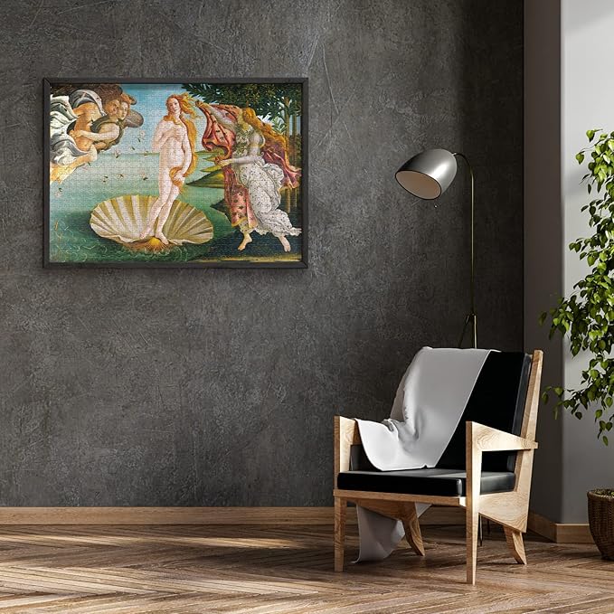 Antelope - 1000 Piece Puzzle for Adults, Birth of Venus Jigsaw Puzzles 1000 Pieces, Sandro Botticelli Officially Licensed, High Resolution, Matte Finish, Smooth Edging, No Dust