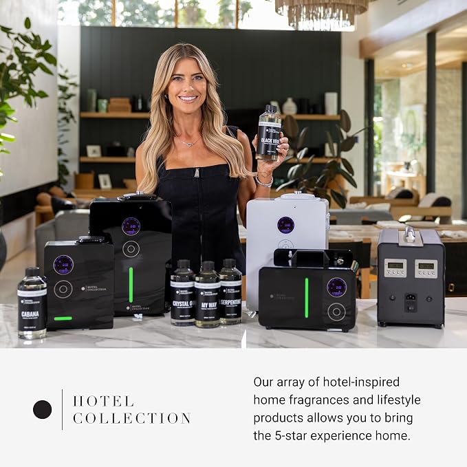 Hotel Collection Chauffeur Car Scent Diffuser Portable Air Freshener Luxury Nebulizing Diffuser Aromatherapy Diffuser for Essential Oils Cordless Super Quiet Device Oil Not Included