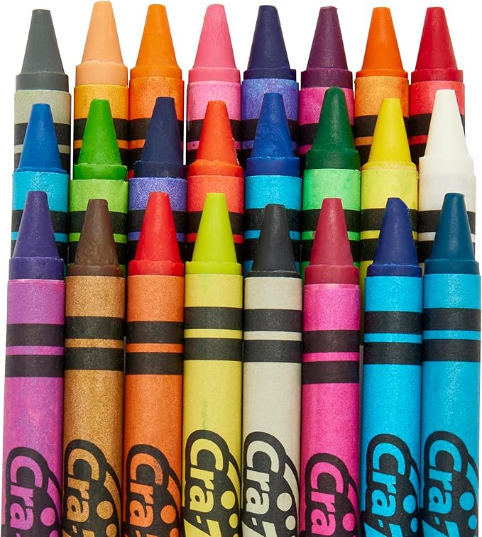 Cra-Z-Art Crayons, Bulk Pack, 24 Count, 6 Packs of Crayons, Bulk School Supplies for Classroom, Back to School Essentials