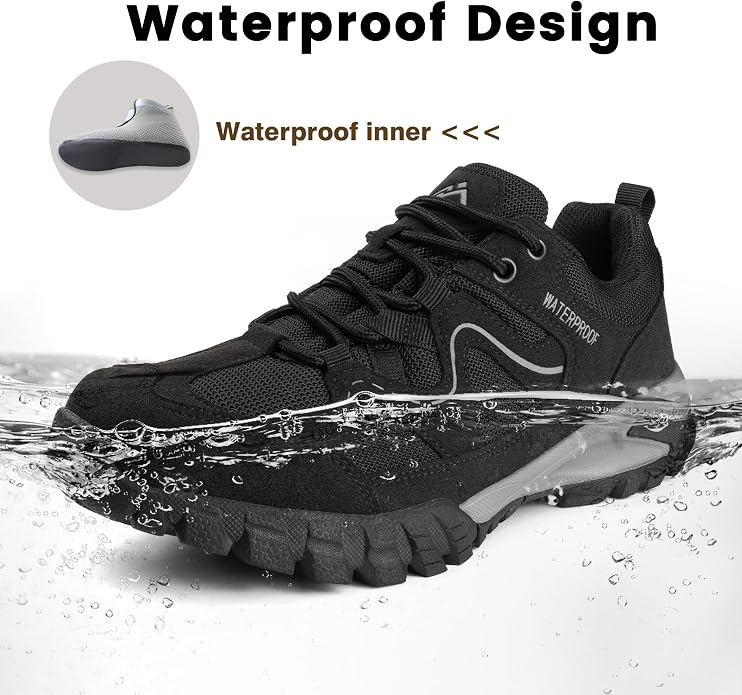 CC-Los Women's Lightweight Waterproof Hiking Shoes for Walking, Outdoor & Climbing