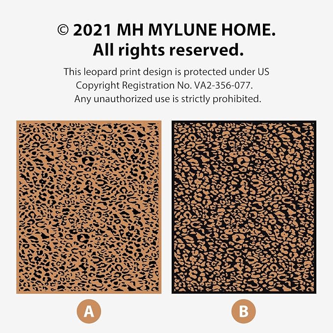 MH MYLUNE HOME Ultra Soft Leopard Throw Blanket Plush, Brown, 50"x60" | Reversible Cheetah Print Blanket, Comfy Fluffy Fuzzy Plush Blanket Throws for Couch Bed, Cozy Blankets for Women Gift