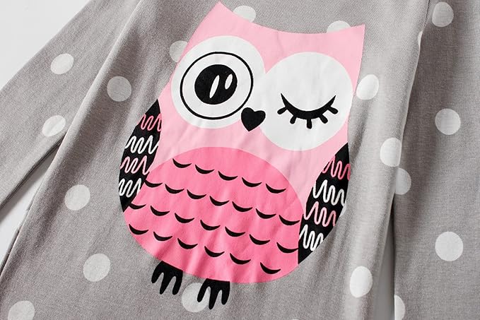 Family Feeling Kids & Toddler Girls Boys Pajamas 2 Piece Pjs Set 100% Cotton Sleepwear
