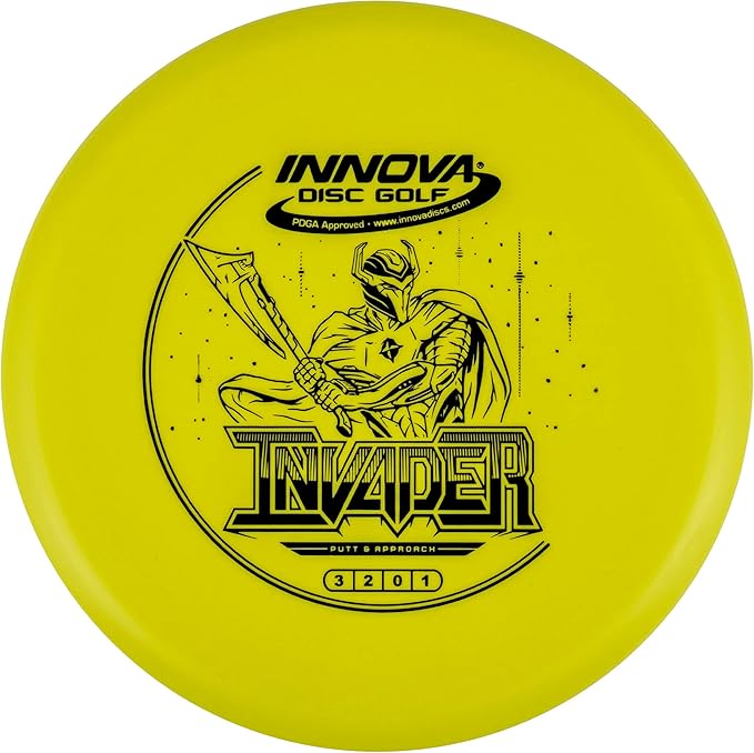 Innova Discs Golf DX Invader Disc Golf Putter and Approach Disc (Colors Will Vary)