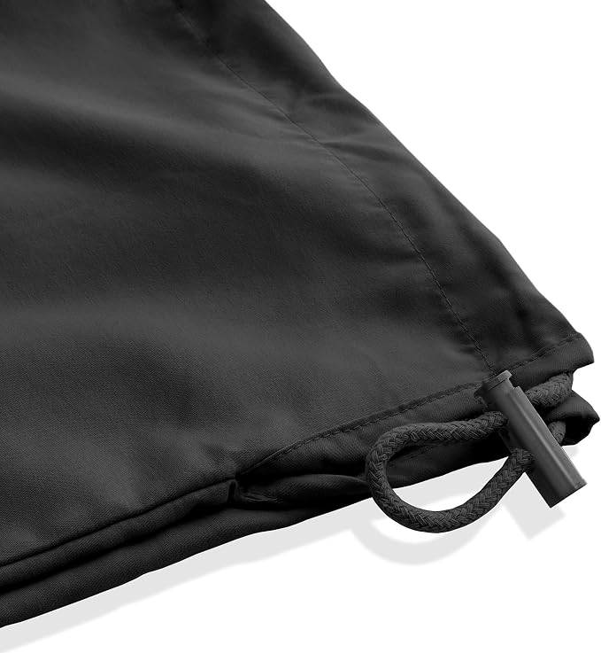 Saloniture Microfiber Cylinder Pillow Case Cover for Massage Table Bolsters - 30 x 9 Inch with Drawstring Closure, Black